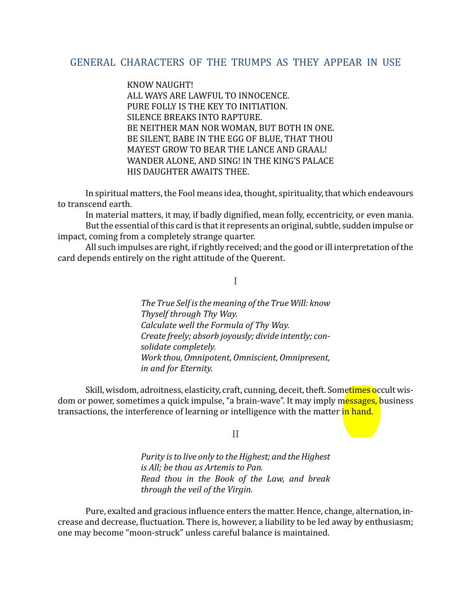 Original scan of The Book of Thoth, PDF page 250