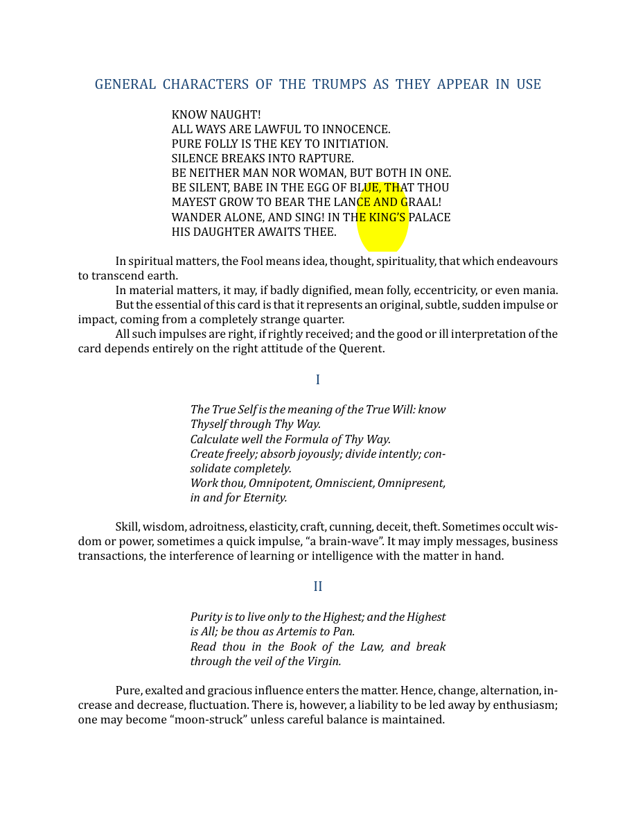 Original scan of The Book of Thoth, PDF page 250