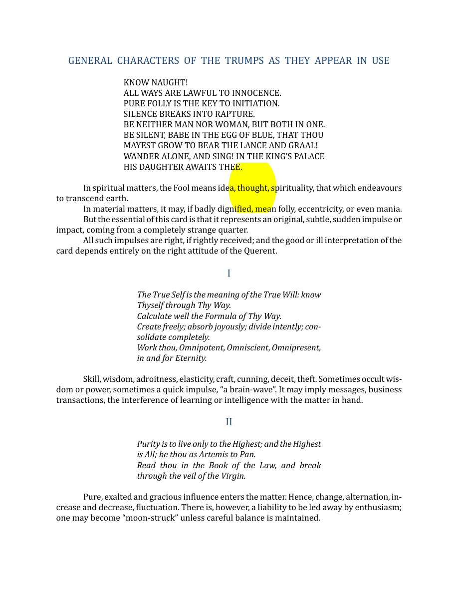 Original scan of The Book of Thoth, PDF page 250