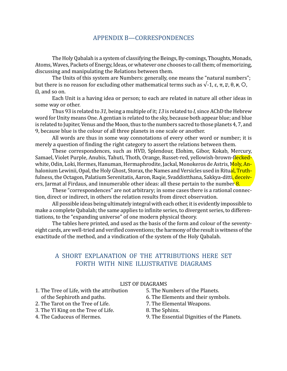 Original scan of The Book of Thoth, PDF page 258
