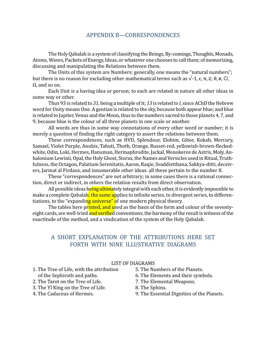 Original scan of The Book of Thoth, PDF page 258