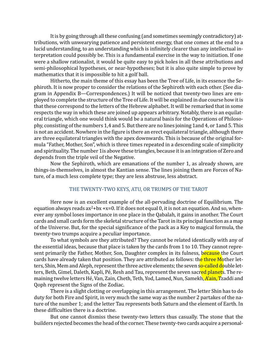 Original scan of The Book of Thoth, PDF page 26