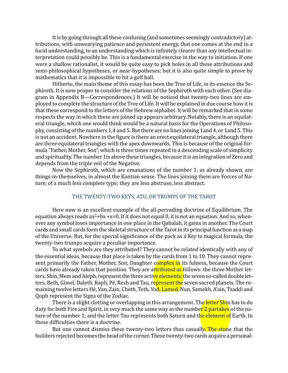Original scan of The Book of Thoth, PDF page 26