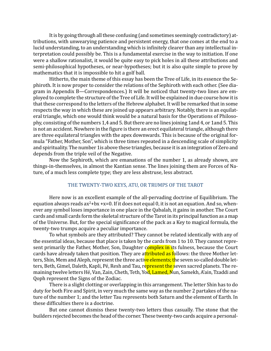 Original scan of The Book of Thoth, PDF page 26