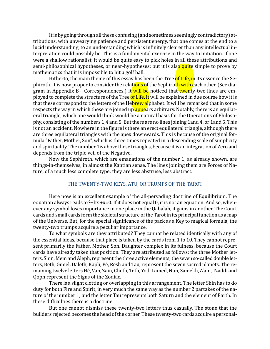 Original scan of The Book of Thoth, PDF page 26