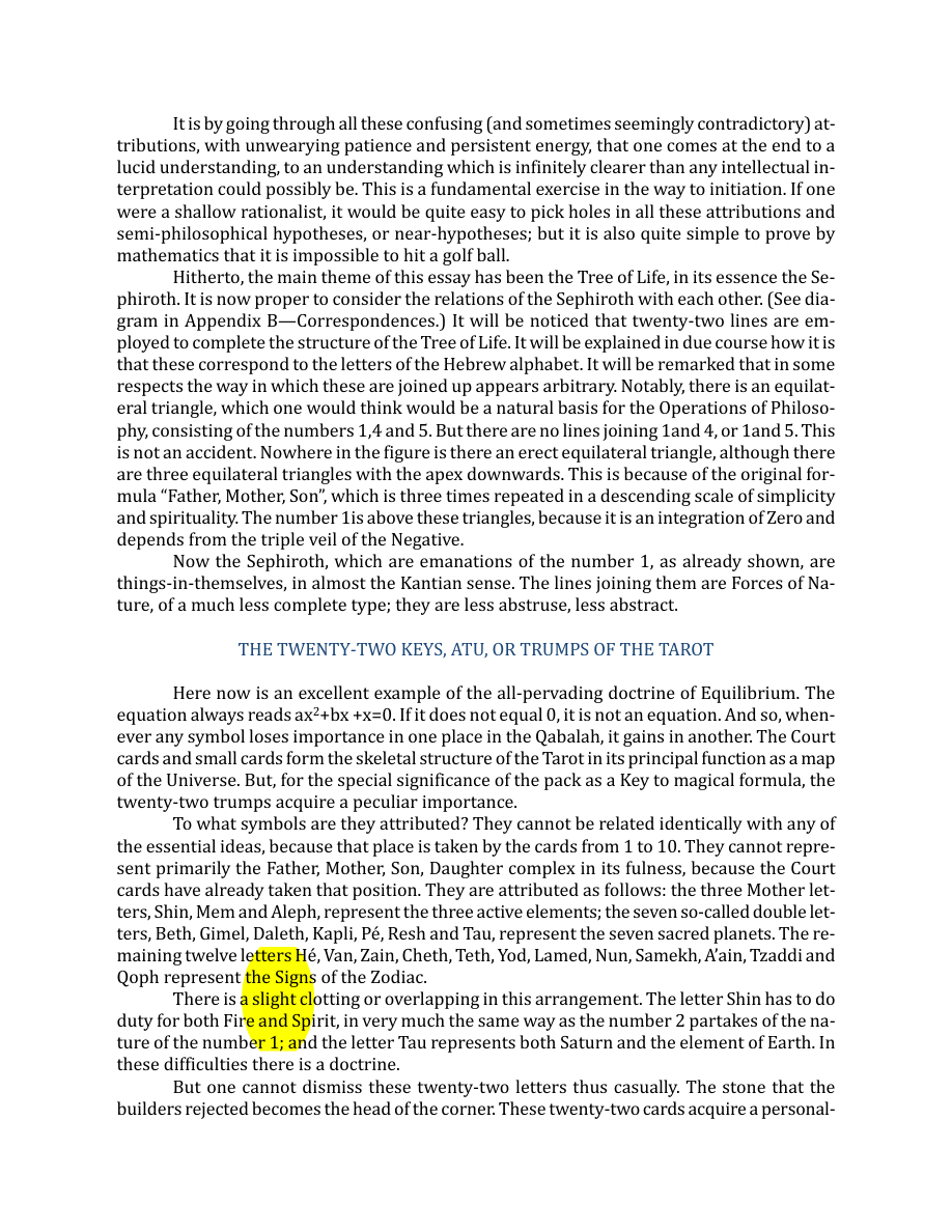 Original scan of The Book of Thoth, PDF page 26
