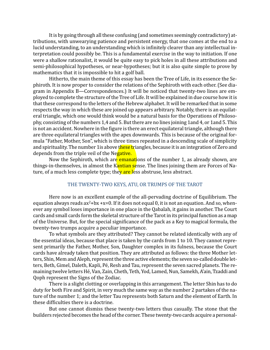 Original scan of The Book of Thoth, PDF page 26
