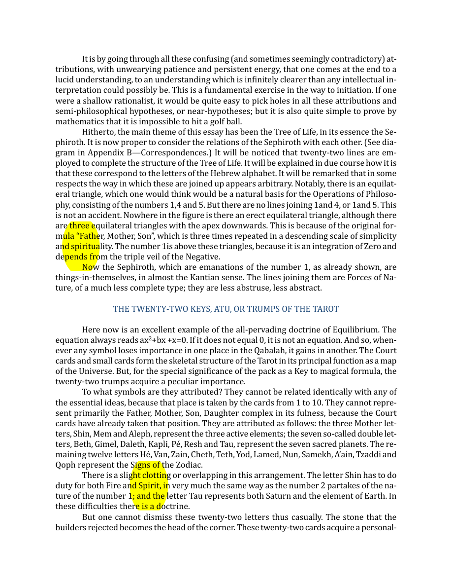 Original scan of The Book of Thoth, PDF page 26