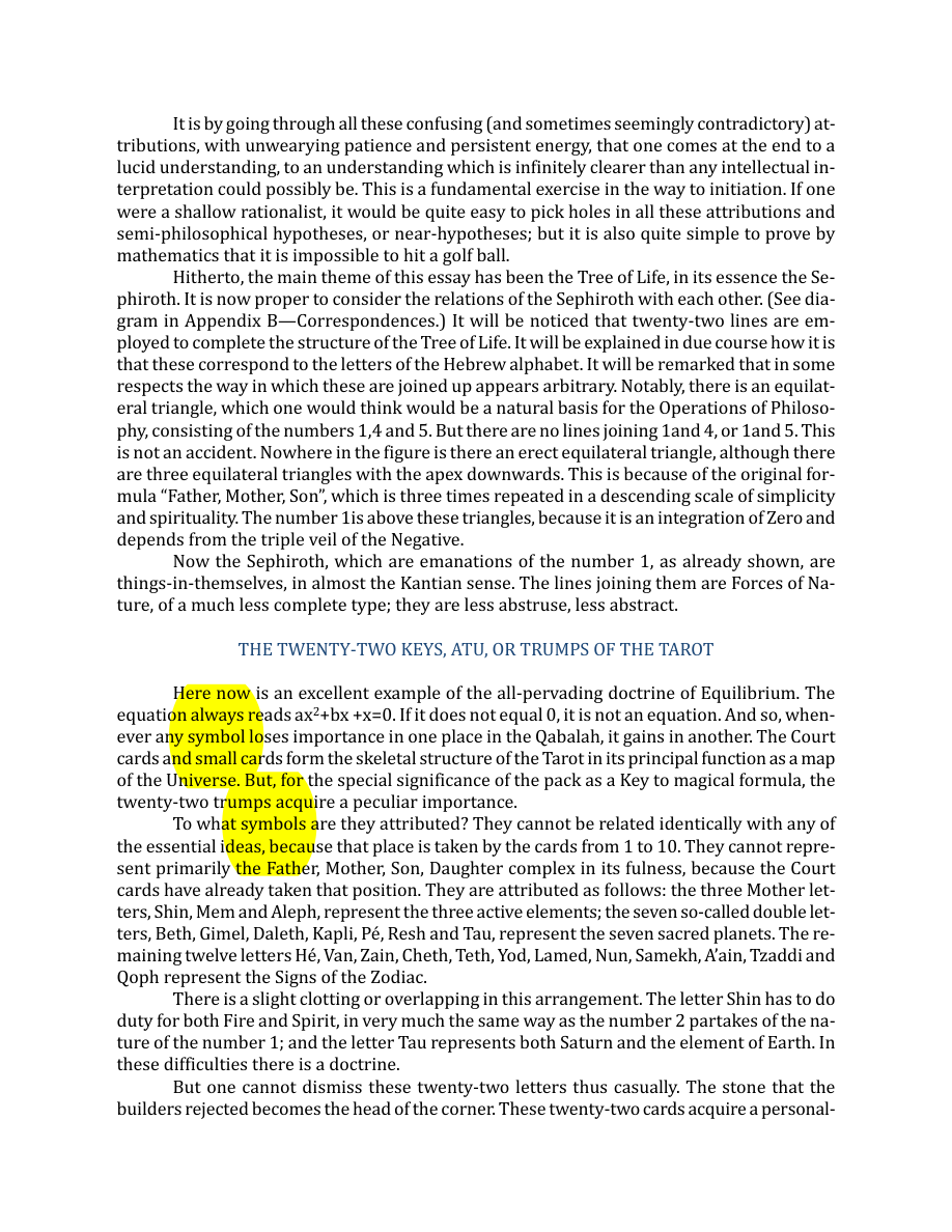 Original scan of The Book of Thoth, PDF page 26