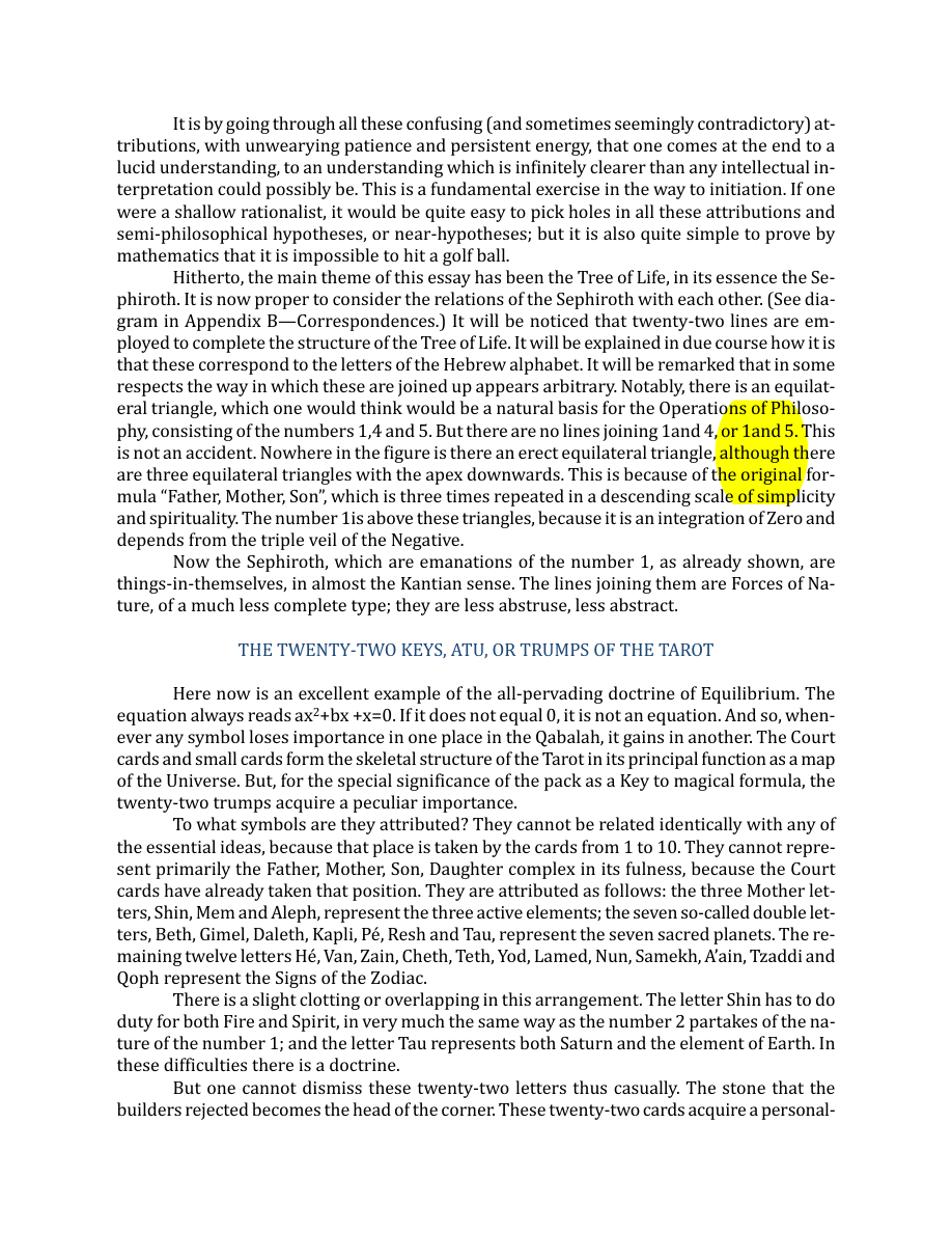 Original scan of The Book of Thoth, PDF page 26