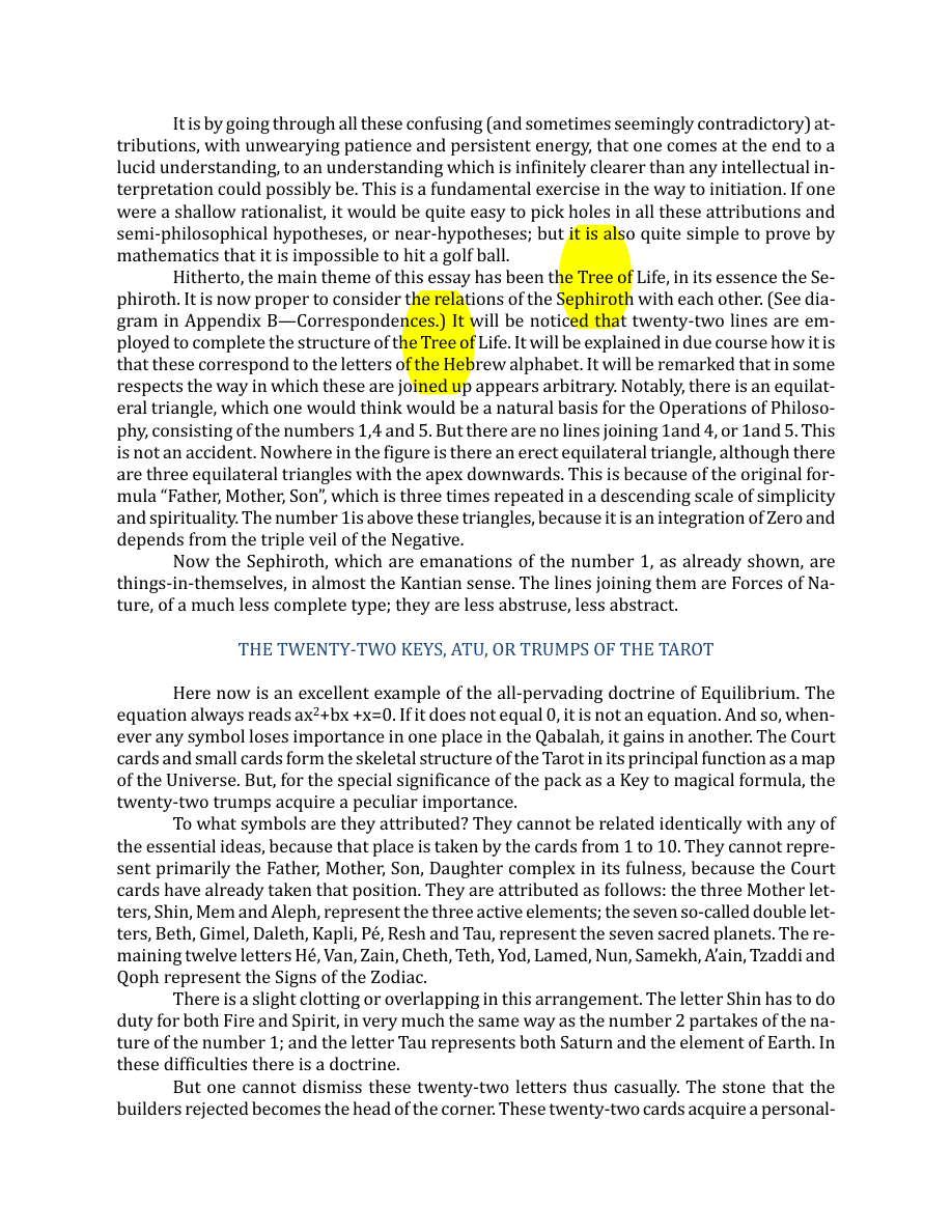 Original scan of The Book of Thoth, PDF page 26