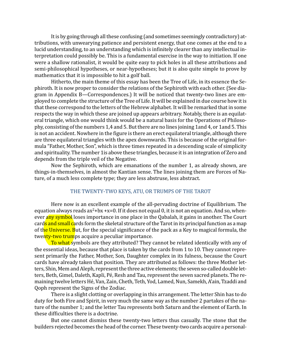 Original scan of The Book of Thoth, PDF page 26