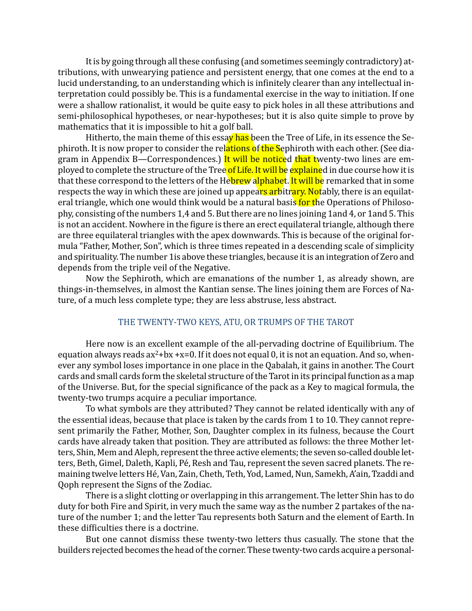 Original scan of The Book of Thoth, PDF page 26