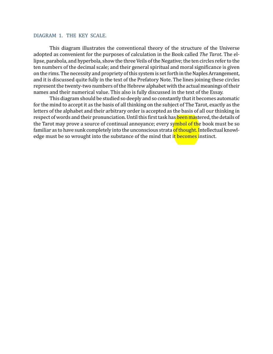Original scan of The Book of Thoth, PDF page 260