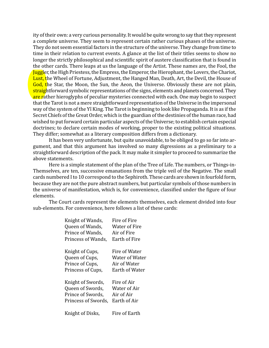 Original scan of The Book of Thoth, PDF page 27
