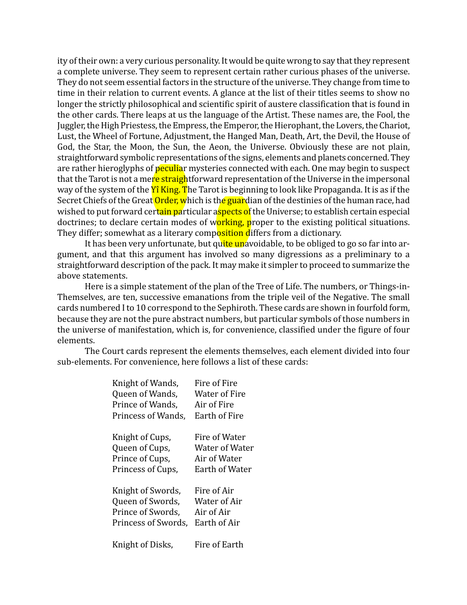 Original scan of The Book of Thoth, PDF page 27