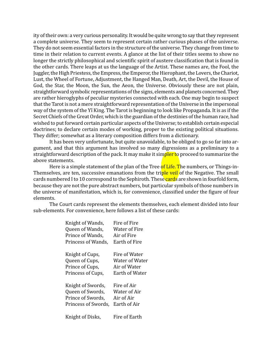 Original scan of The Book of Thoth, PDF page 27