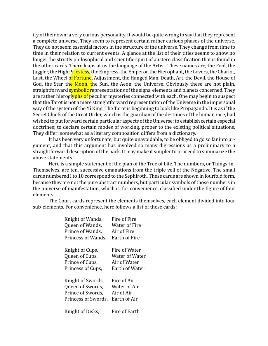 Original scan of The Book of Thoth, PDF page 27
