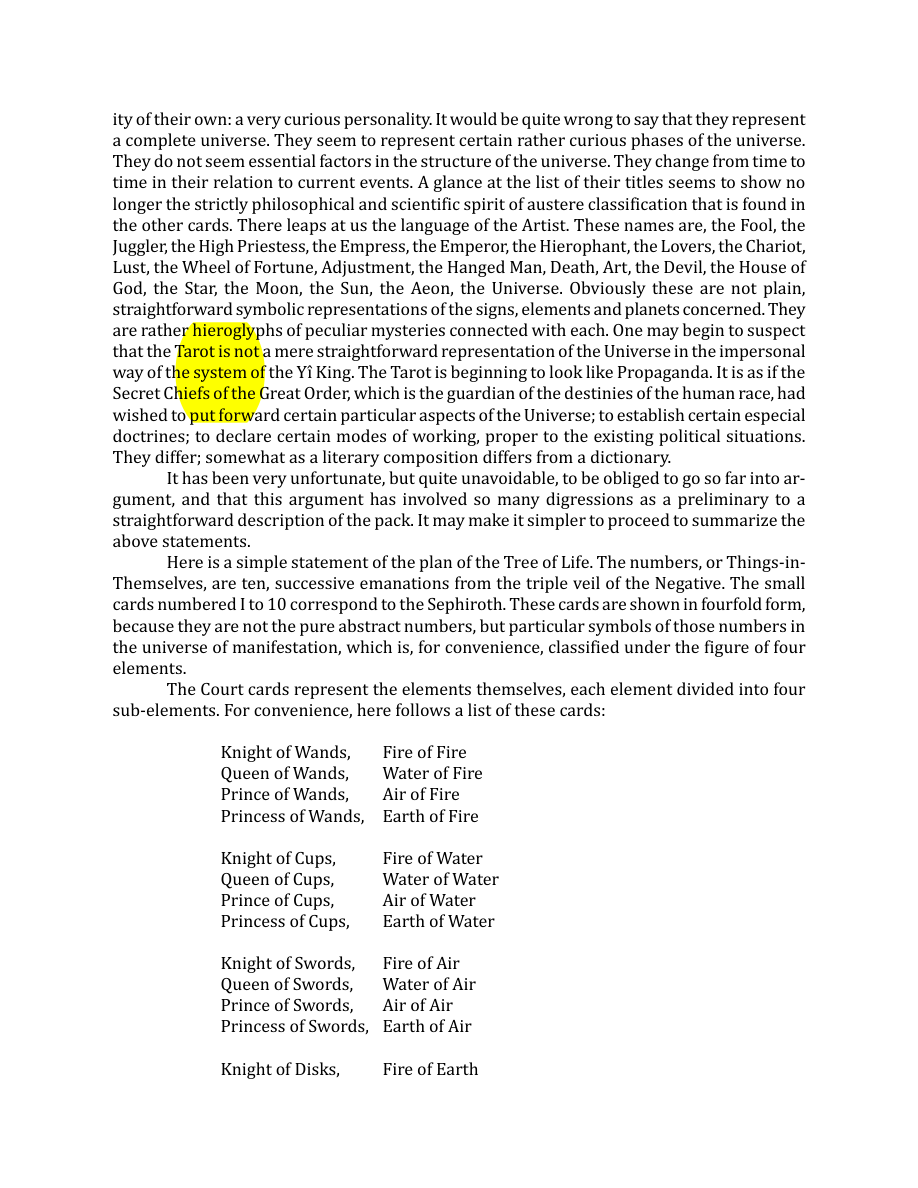 Original scan of The Book of Thoth, PDF page 27