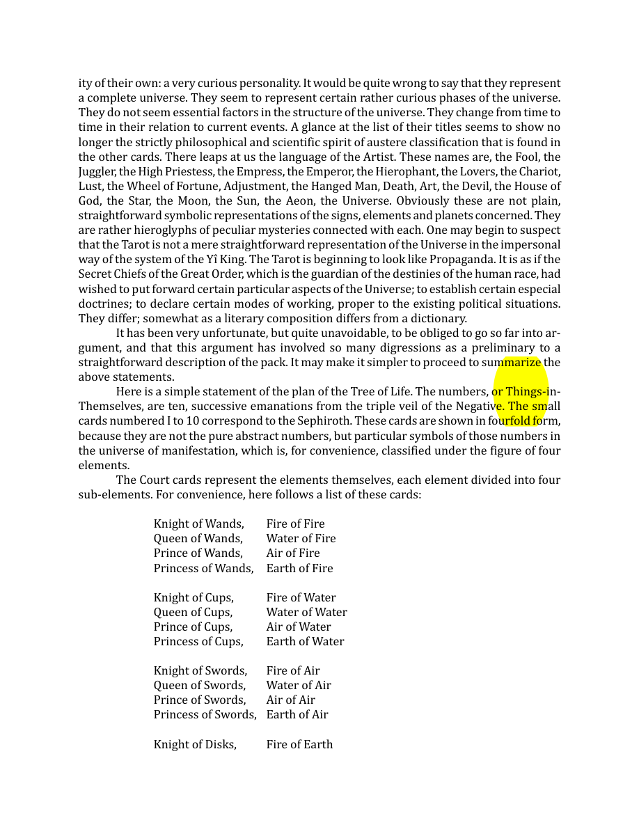 Original scan of The Book of Thoth, PDF page 27