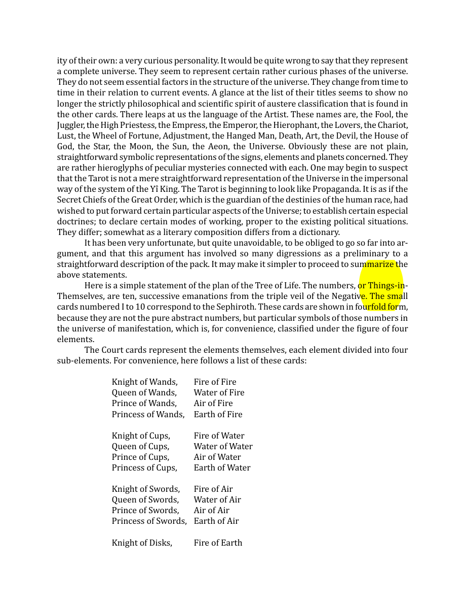 Original scan of The Book of Thoth, PDF page 27