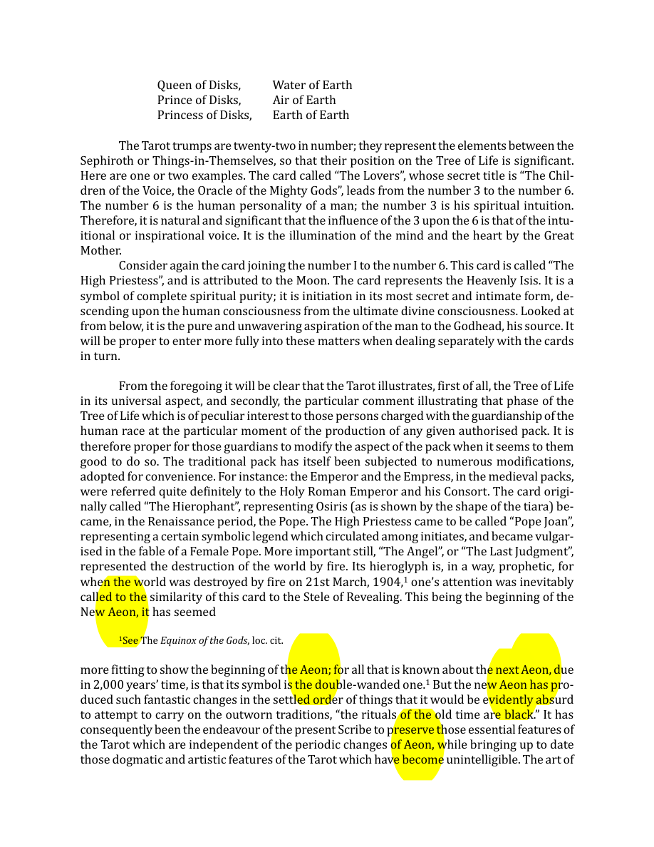 Original scan of The Book of Thoth, PDF page 28