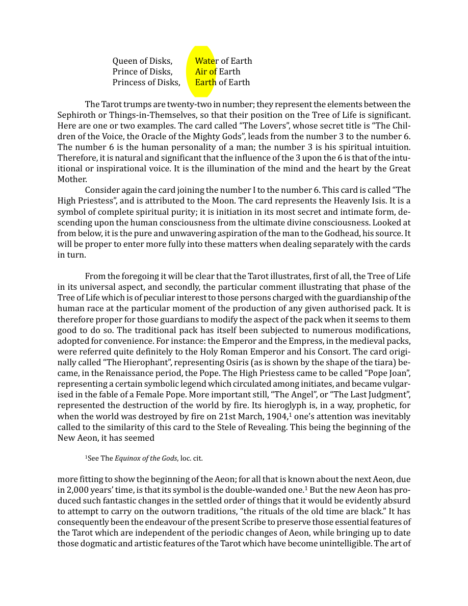 Original scan of The Book of Thoth, PDF page 28