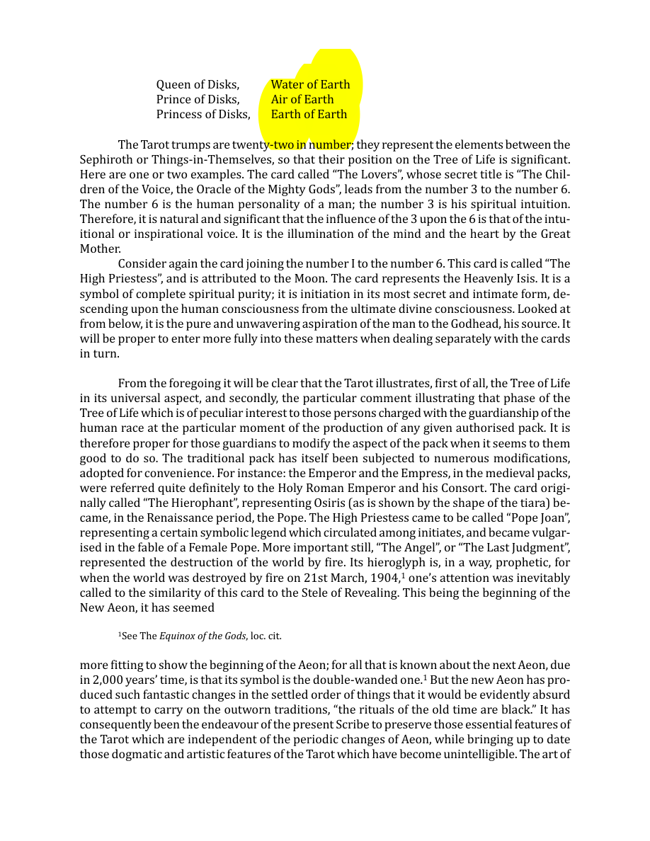 Original scan of The Book of Thoth, PDF page 28