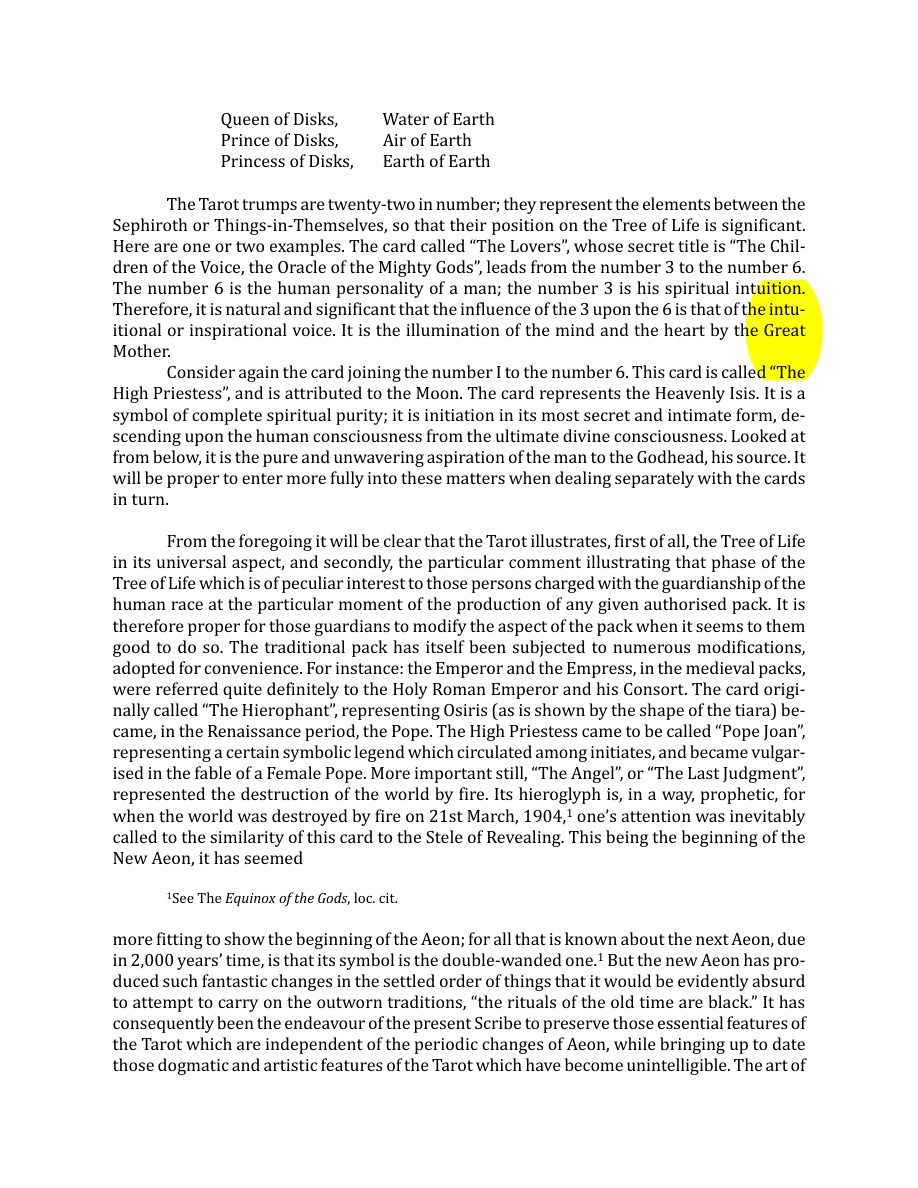 Original scan of The Book of Thoth, PDF page 28