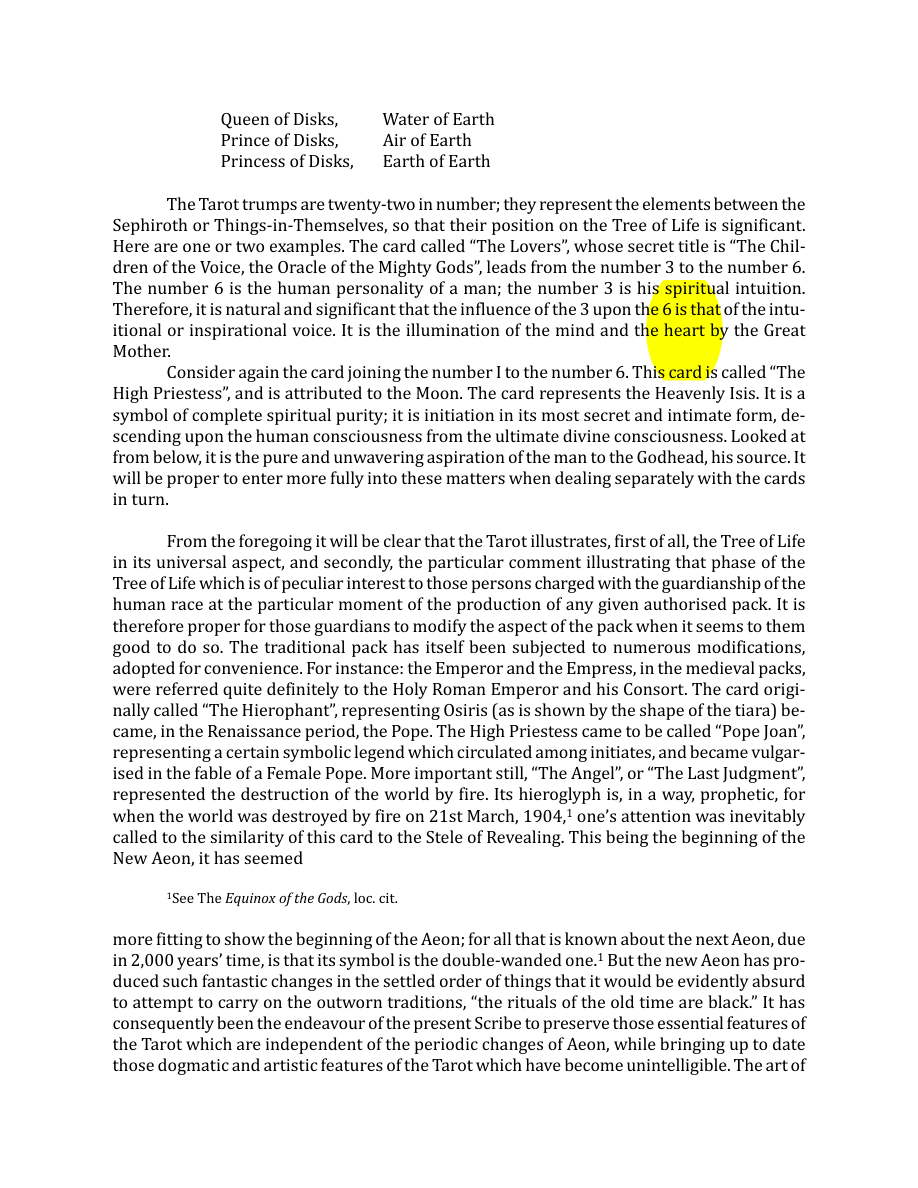 Original scan of The Book of Thoth, PDF page 28