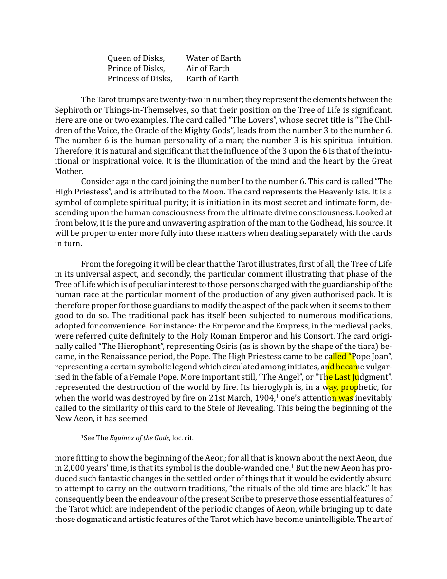 Original scan of The Book of Thoth, PDF page 28
