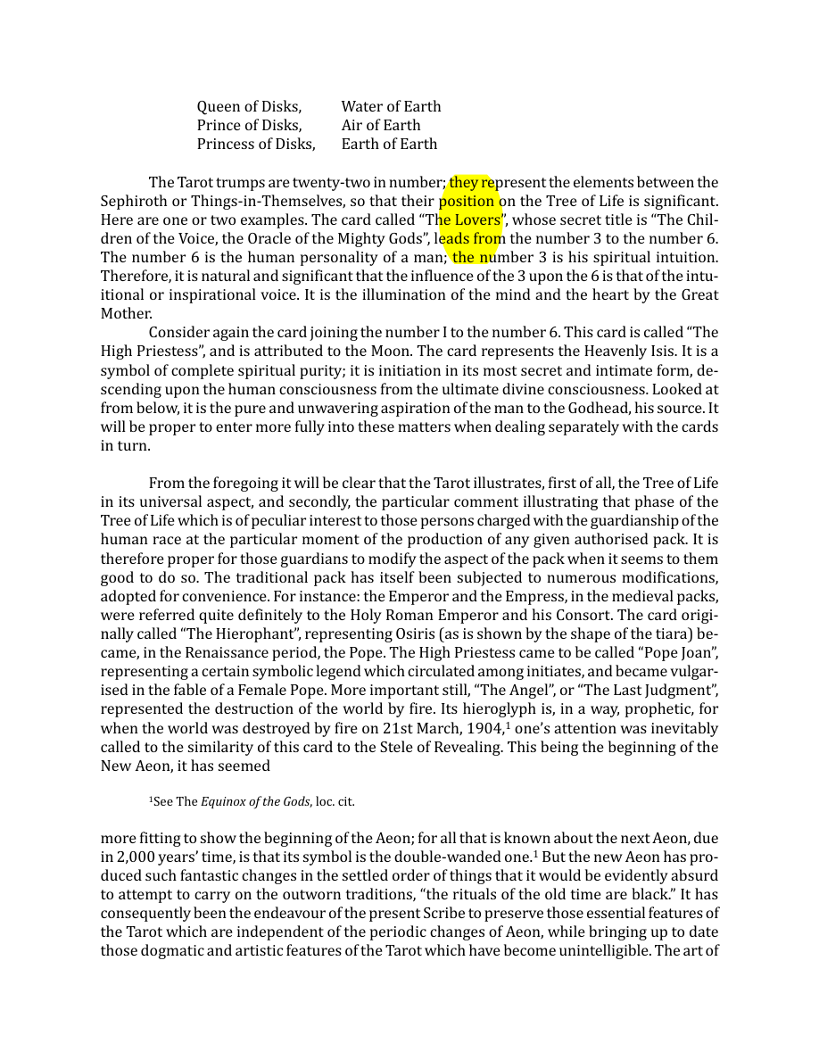 Original scan of The Book of Thoth, PDF page 28