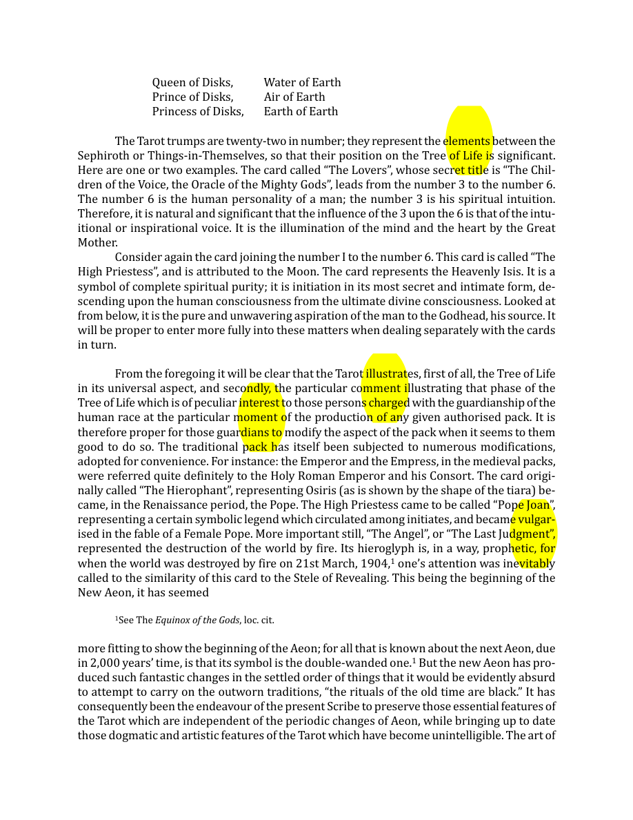 Original scan of The Book of Thoth, PDF page 28