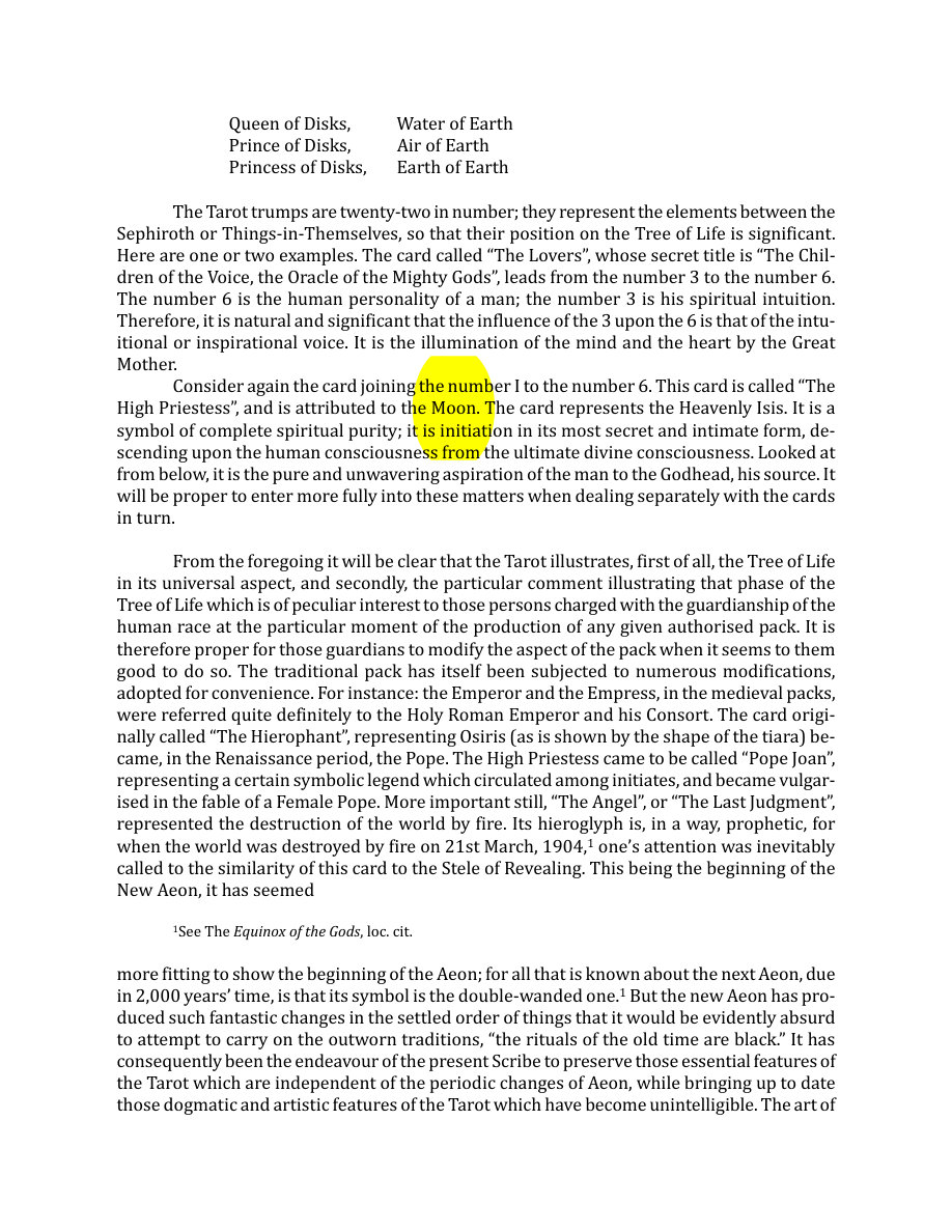Original scan of The Book of Thoth, PDF page 28