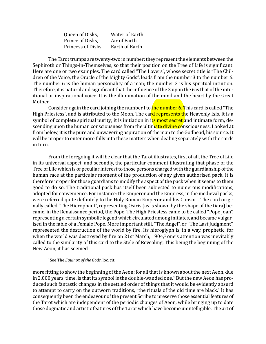 Original scan of The Book of Thoth, PDF page 28