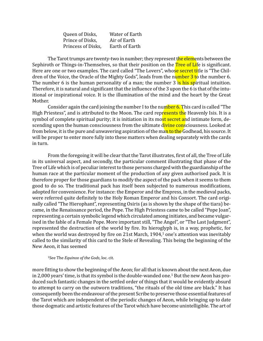 Original scan of The Book of Thoth, PDF page 28