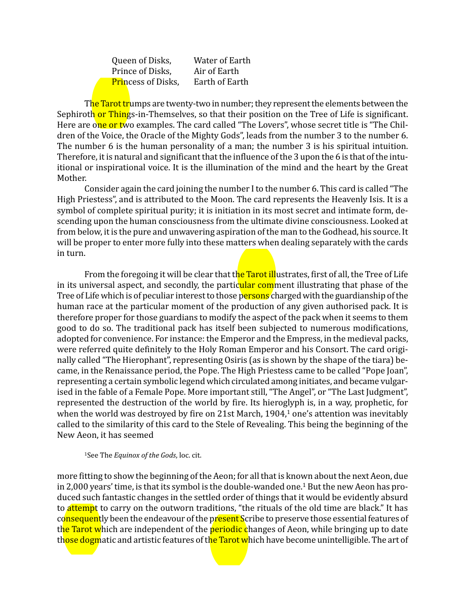Original scan of The Book of Thoth, PDF page 28