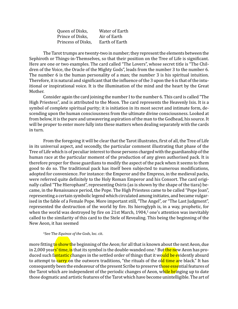 Original scan of The Book of Thoth, PDF page 28