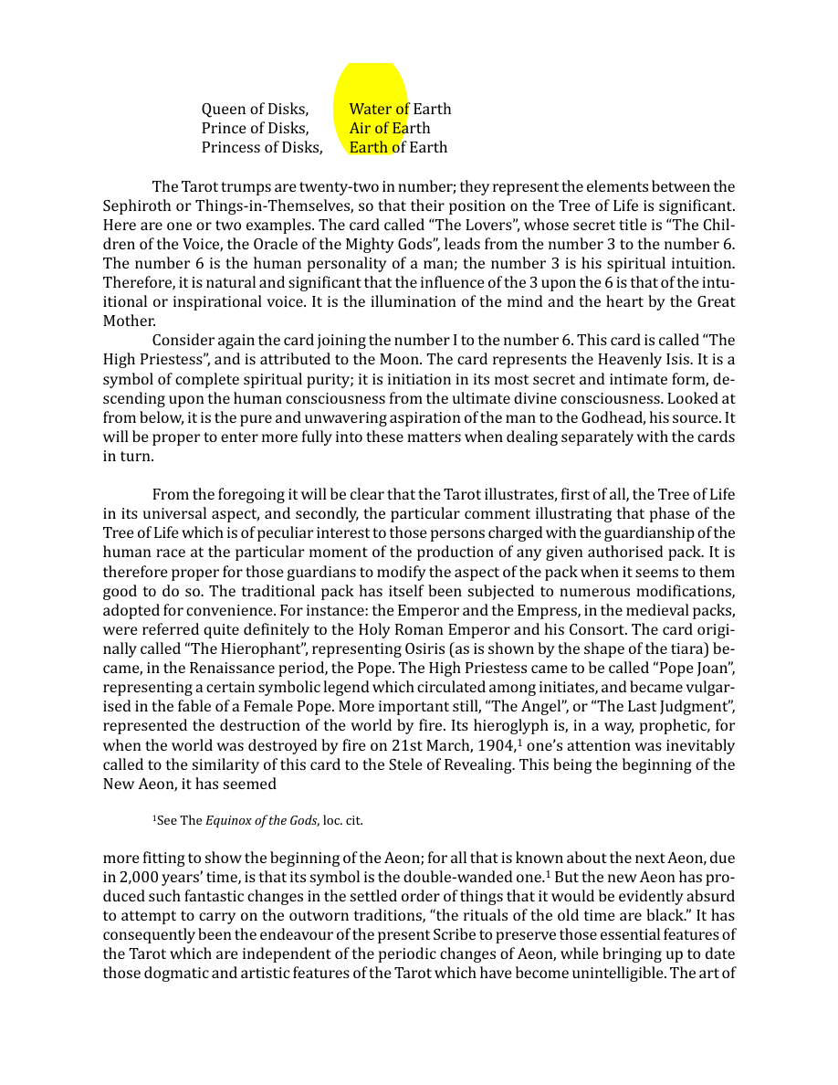 Original scan of The Book of Thoth, PDF page 28