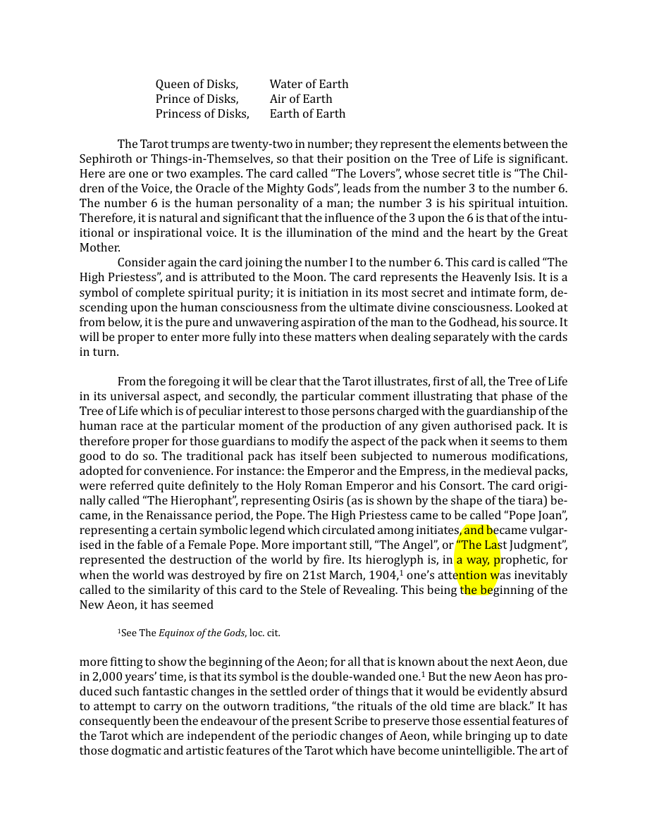 Original scan of The Book of Thoth, PDF page 28