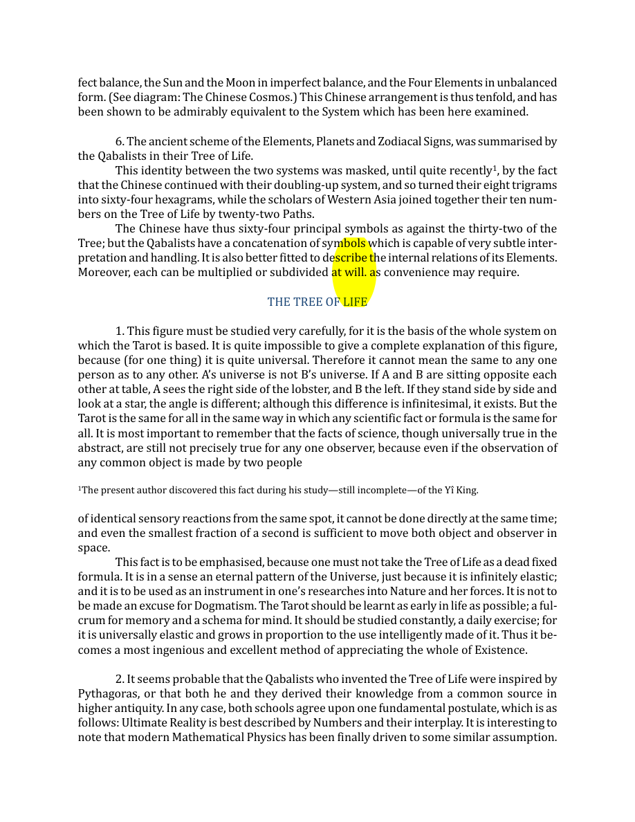 Original scan of The Book of Thoth, PDF page 33