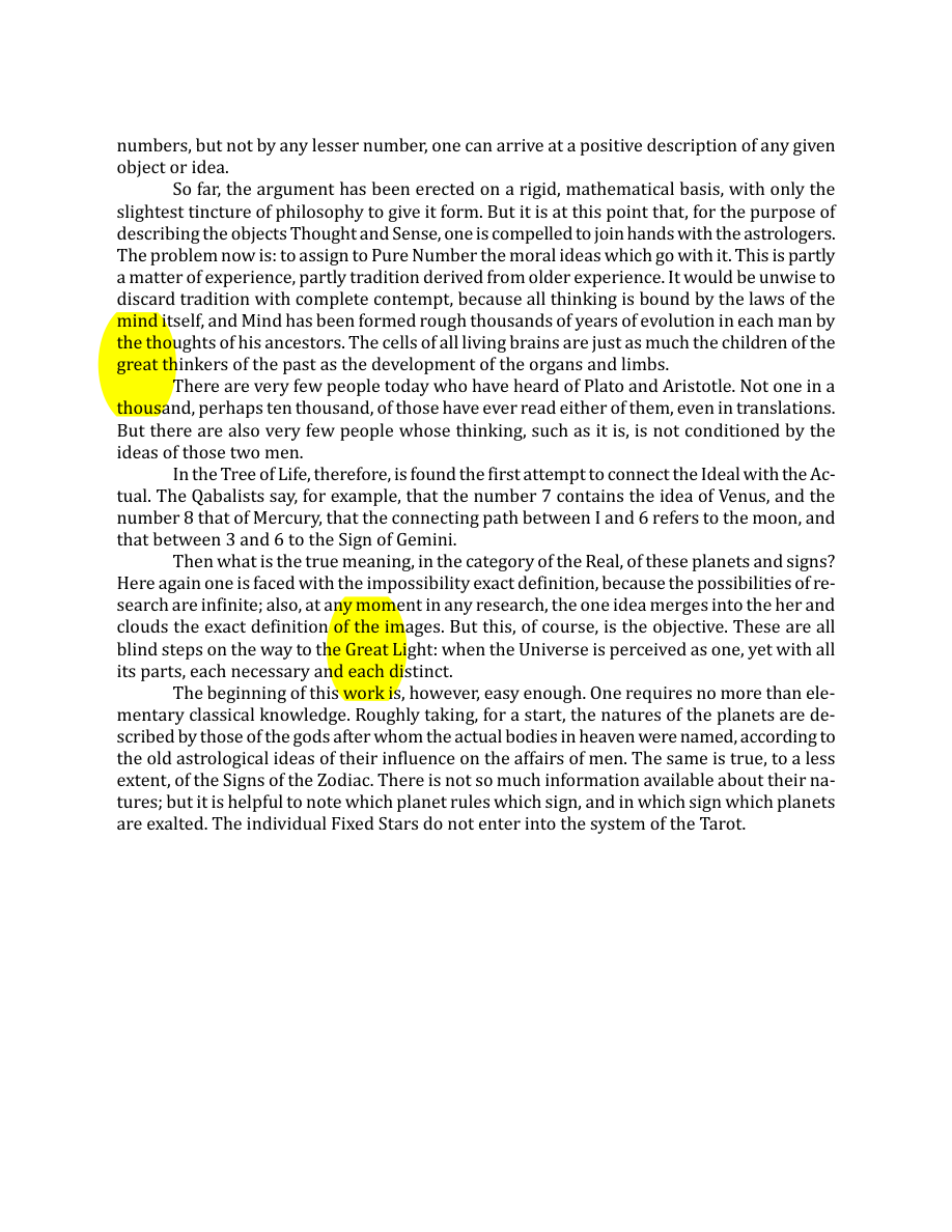 Original scan of The Book of Thoth, PDF page 35
