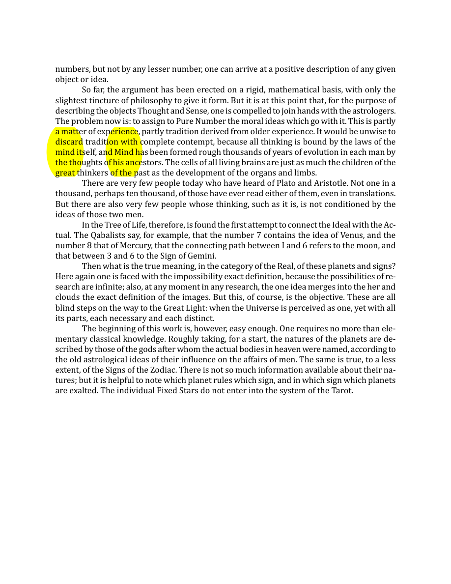 Original scan of The Book of Thoth, PDF page 35