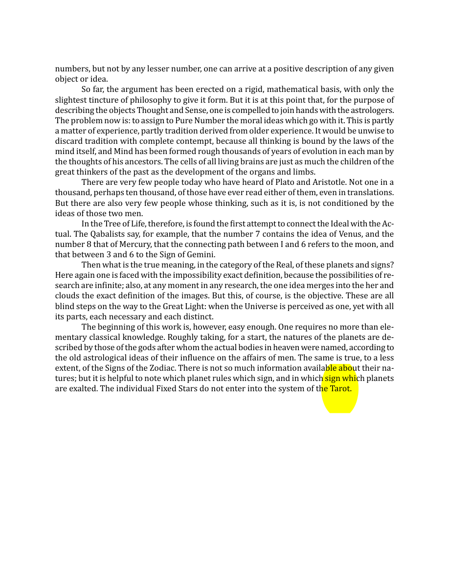 Original scan of The Book of Thoth, PDF page 35