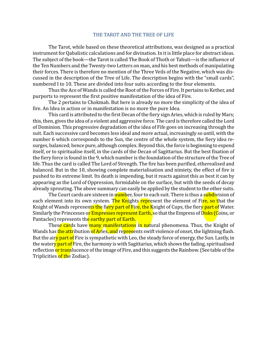 Original scan of The Book of Thoth, PDF page 36