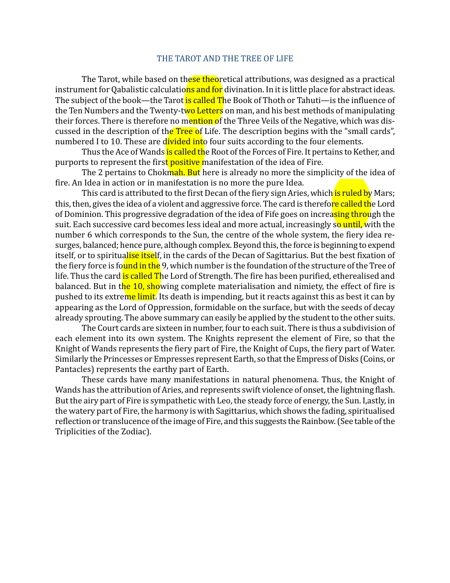 Original scan of The Book of Thoth, PDF page 36