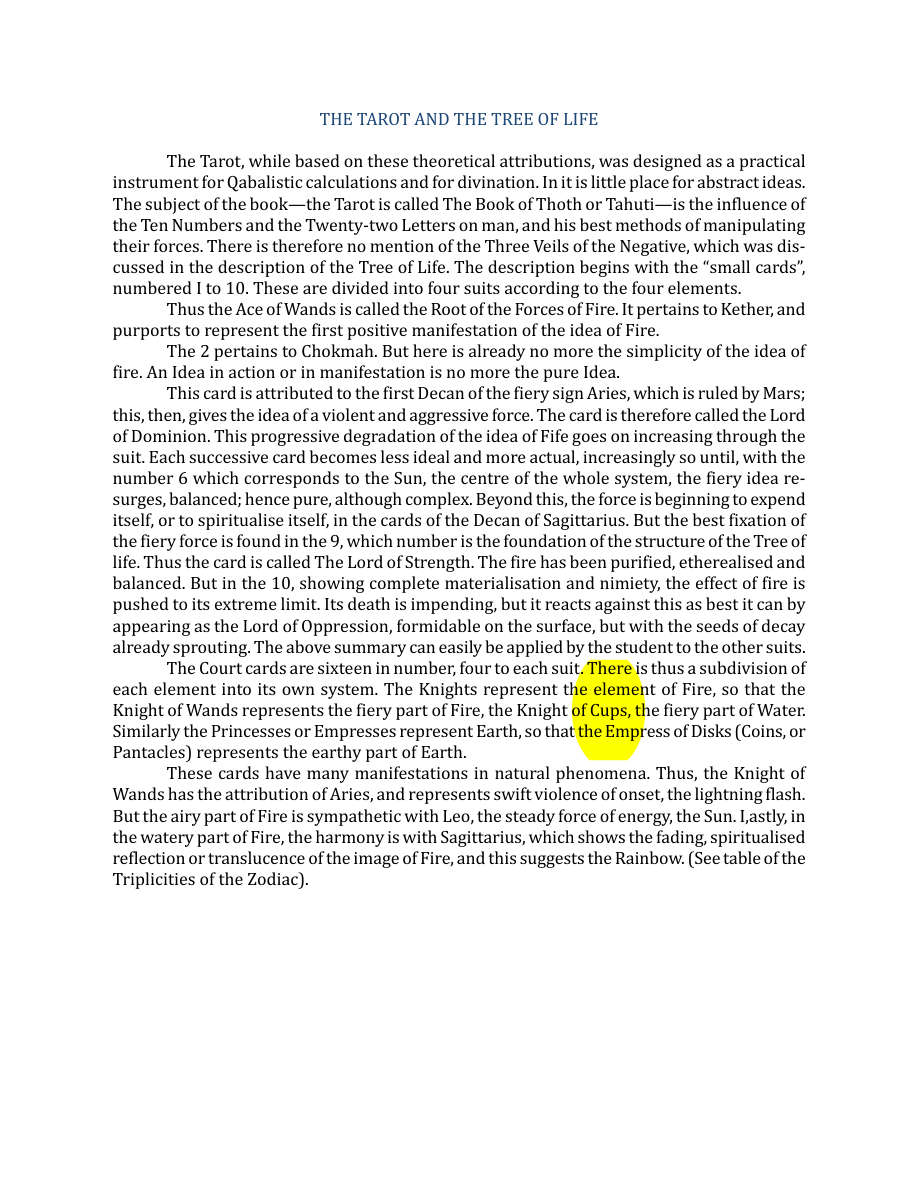 Original scan of The Book of Thoth, PDF page 36