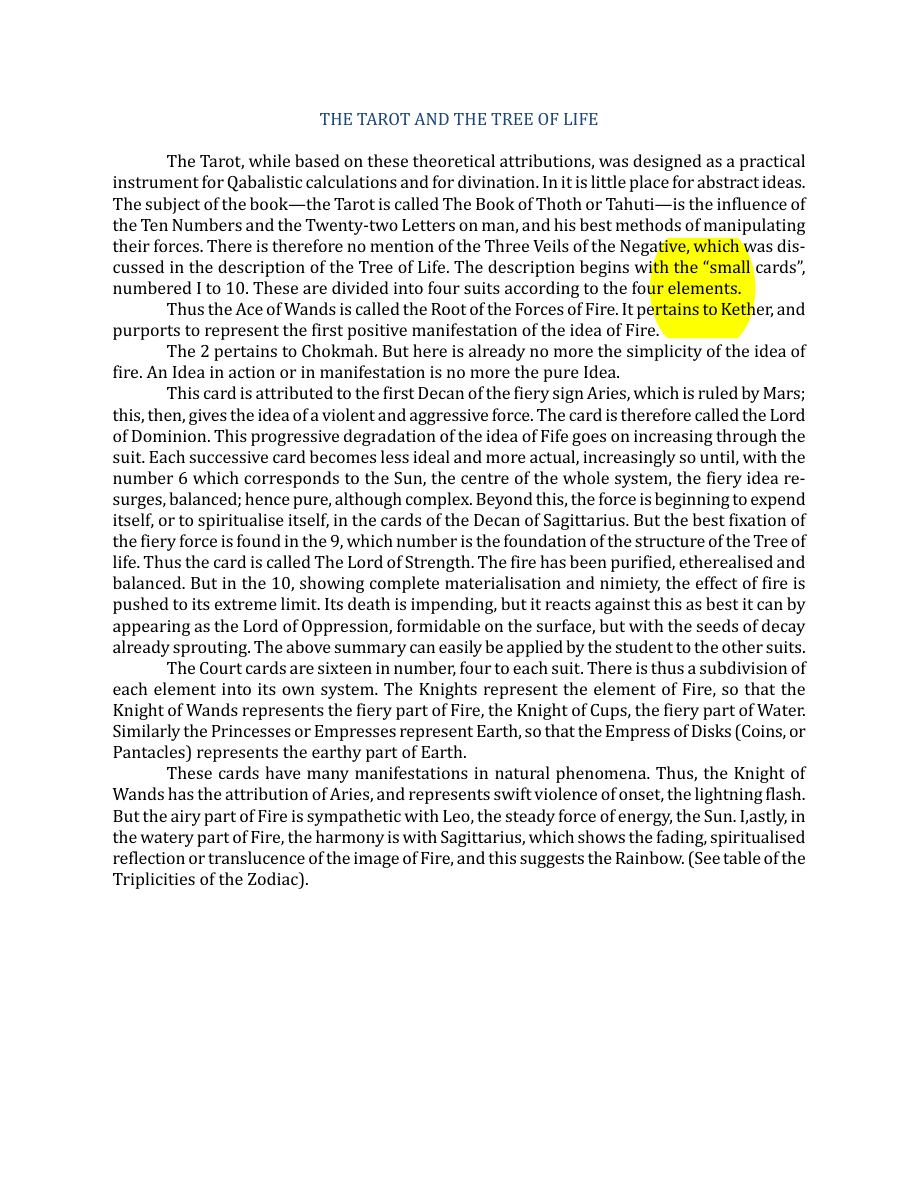 Original scan of The Book of Thoth, PDF page 36