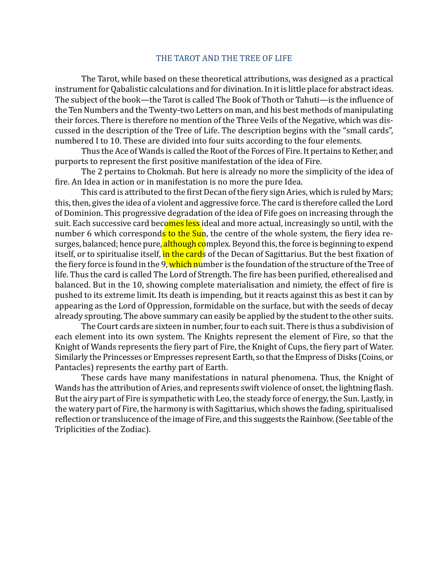Original scan of The Book of Thoth, PDF page 36