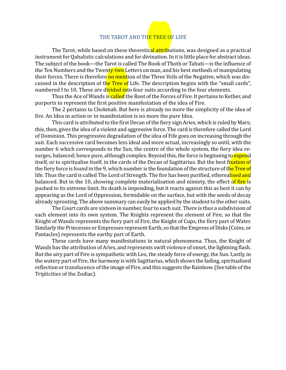 Original scan of The Book of Thoth, PDF page 36